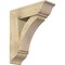 Ekena Millwork Thorton Traditional Rough Sawn Bracket w/ Offset Brace, Douglas Fir, 8"W x 24"D x 28"H BKT0806X24X28THR01RDF - alternate 1